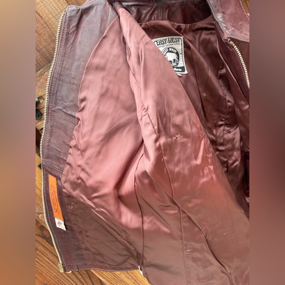 VINTAGE East West Musical Instruments, SF Leather Garment Jacket - Picture 4 of 7
